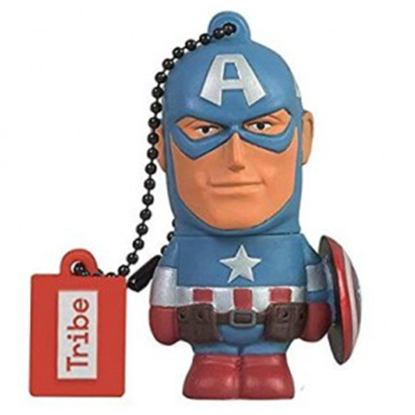 Imagen de IC - MEMORIA USB 32GB TRIBE MARVEL CAPTAIN AMERICA