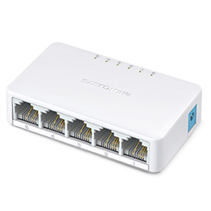 Imagen de PAQ. C/2 - TP-LINK - SWITCH MERCUSYS DE ESCRITORIO DE 5 PUERTOS 10/100MBPS