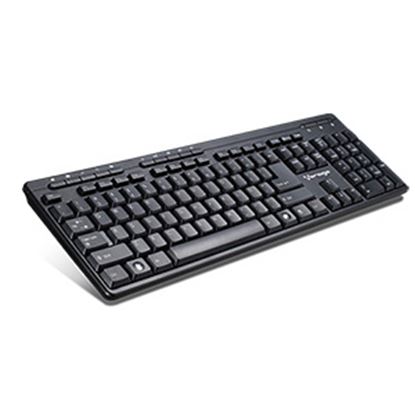 Imagen de PAQ. C/2 - VORAGO - TECLADO VORAGO KB-202 MULTIMEDI A USB NEGRO .