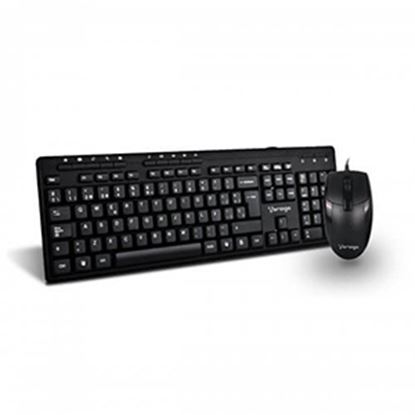 Imagen de PAQ. C/2 - VORAGO - KIT VORAGO KM-104 TECLADO Y MOU SE ALAMBRICO MULTIMEDIA USB