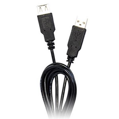 Imagen de PAQ. C/10 - VORAGO - CABLE DE EXTENSION VORAGO CAB-1 05 USB 2.0 1.5 MTS BOLSA