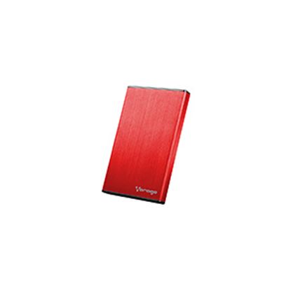 Imagen de PAQ. C/2 - VORAGO - ENCLOSURE VORAGO HDD-201 ROJO D D 2.5 SATA USB 3.0