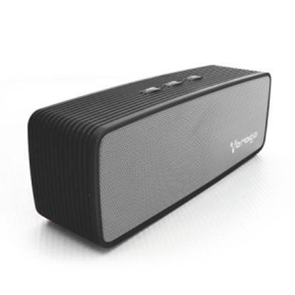 Imagen de PAQ. C/2 - VORAGO - BOCINAS VORAGO BSP-100 V2 BLUETOOTH MANOS LIBRES USB FM NEGRO