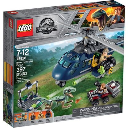 Imagen de LEGO - 75928 JURASSIC WORLD PERSECUCION EN HELICOPTERO DE BLUE 397 PZAS.