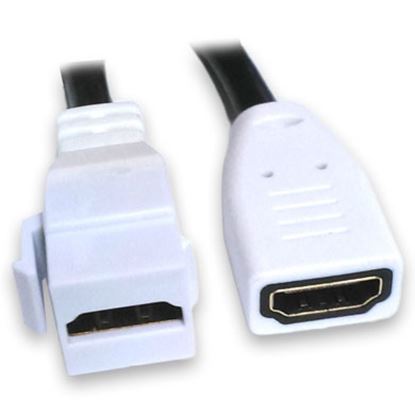 Imagen de PAQ. C/2 - DTC - B-ROBOTIX - JACK TIPO HDMI HEMBRA A HDMI HEMBRA CON CABLE