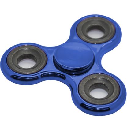 Imagen de PAQ. C/3 - DTC - GENÉRICO - SPINNER ANTIESTRESS BASICO METAL AZUL    