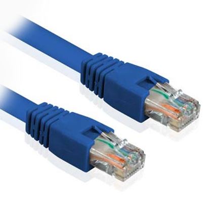 Imagen de PAQ. C/10 - DTC - B-ROBOTIX - CABLE PATCH CAT5E 90 CMS. CON BOTA  AZUL