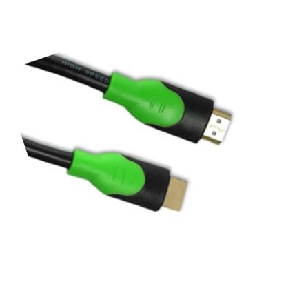 Imagen de PAQ. C/2 - DTC - B-ROBOTIX - CABLE HDMI V1.3, NEGRO/VERDE, 3.0 M