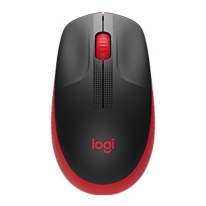 Imagen de LOGITECH - MOUSE INALAMBRICO M190 AMBIDIES DE TAMANO REGULAR COLOR ROJO