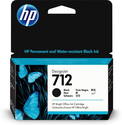 Imagen de HEWLETT PACKARD - HP 712 NEGRO 38ML TINTA AMPLIO FORMATO 3ED70A