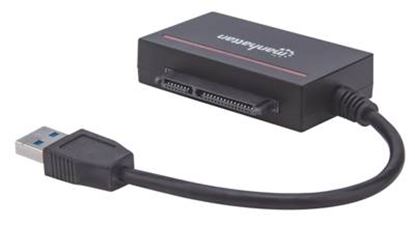Imagen de MANHATTAN - CONVERTIDOR USB 3.0 A HDD SATA 2.5 PULGADA + LECTOR CFAST