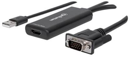 Imagen de MANHATTAN - CONVERTIDOR VIDEO SVGA+AUDIO USB A HDMI