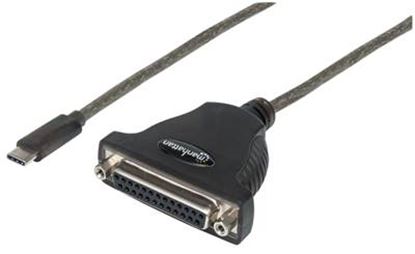 Imagen de MANHATTAN - CONVERTIDOR USB-C A DB25 1.0M PARA IMP.