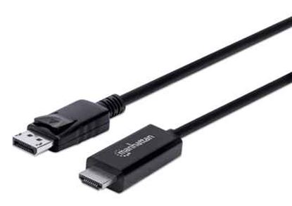 Imagen de MANHATTAN - CABLE DISPLAYPORT - HDMI M-M 4K  1.8M