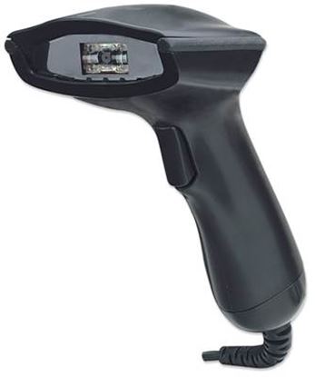 Imagen de MANHATTAN - LECTOR CODIGO BARRAS 2D ALCANCE 43CM USB NEGRO