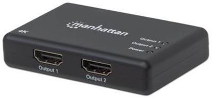 Imagen de MANHATTAN - VIDEO SPLITTER HDMI UHDTV 4K@30HZ, 1 IN : 2  OUT,  AC