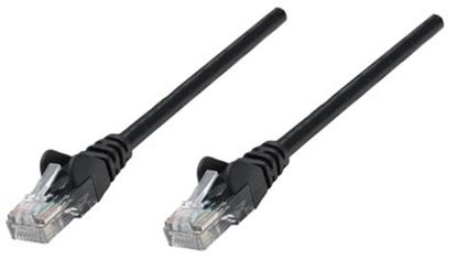 Imagen de PAQ. C/5 - INTELLINET - CABLE PATCH CAT 6A,  0.3M( 1.0F) S/FTP NEGRO