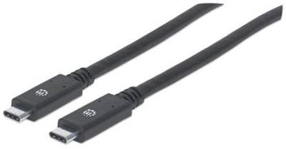 Imagen de MANHATTAN - CABLE USB-C V3.1, C-C 2.0M NEGRO