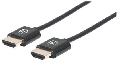 Imagen de MANHATTAN - CABLE HDMI 2.0 ULTRADELGADO M-M 1.8M BL