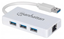 Imagen de MANHATTAN - TARJETA RED GB USB V3.0 + HUB 3 PTOS MH