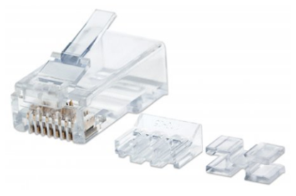 Imagen de INTELLINET - PLUG RJ45 CAT 6A UTP MULTIFILAR PRO 80 PZAS