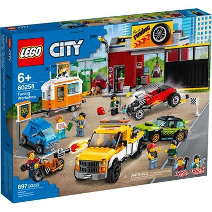 Imagen de LEGO - 60258 LEGO CITY TALLER DE TUNEADO 897 PZAS.