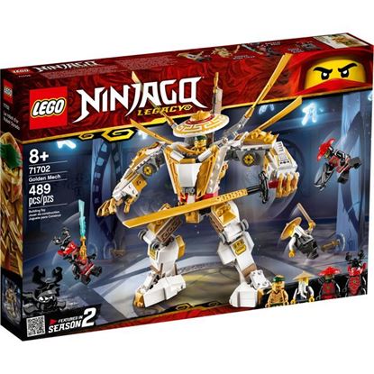 Imagen de LEGO - 71702 NINJAGO ROBOT DORADO 489 PZAS.