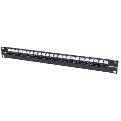 Imagen de INTELLINET - PANEL PARCHEO CAT 5E, 24 PTOS 1U C/BLOQUEO