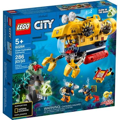 Imagen de LEGO - 60264 LEGO CITY OCEANO SUBMARINO DE EXPLORACION 286 PZAS.