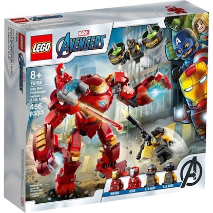 Imagen de LEGO - 76164 MARVEL AVENGERS ANTI-HULK DE IRONMAN VS. AGENTE DE AIM 456 PZAS.