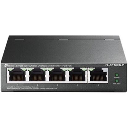 Imagen de TP-LINK - 5-PORT 10/100 MBPS DESKTOP SWITCH WITH 4-PORT POE