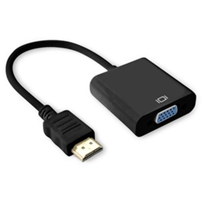 Imagen de DATA COMPONENTS - CONVERTIDOR HDMI MACHO A SVGA HEMBRA BROBOTIX NEGRO