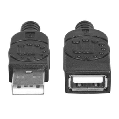 Imagen de PAQ. C/5 - IC - CABLE USB V2.0 EXT. 1.8M NEGRO