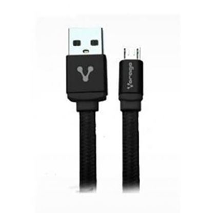 Imagen de PAQ. C/10 - VORAGO - CABLE USB VORAGO CAB-113 NEGRO USB 2 A MICRO USB 1METROS BOLSA