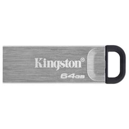 Imagen de PAQ. C/2 - KINGSTON - USB 3.2 MEMORIA KINGSTON 64GB DATATRAVELER KYSON METALICA