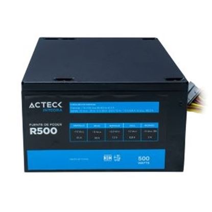 Imagen de OTROS - FUENTE DE PODER 500W ATX 24 PIN 2XSATA ACTECK-I BLAZAR