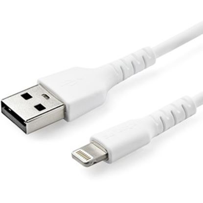 Imagen de STARTECH - CABLE DE 1M USB A LIGHTNING CERTIFICADO MFI APPLE BLANCO
