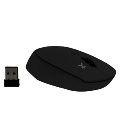 Imagen de PAQ. C/2 - PERFECT CHOICE - MOUSE INALAMBRICO ROOT NEGRO