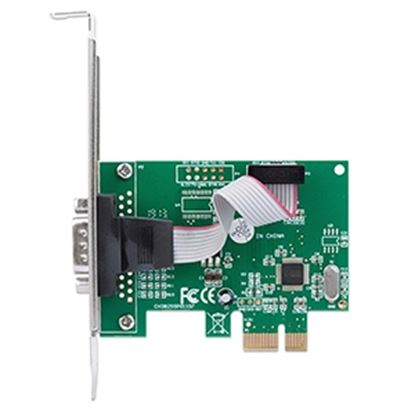 Imagen de IC - TARJETA SERIAL PCI EXPRESS 1 PUERTO DB9 BRACKET CORTO Y LARGO