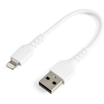 Imagen de STARTECH - CABLE USB A LIGHTNING BLANCO DE 15CM CERTIFICACION MFI APPLE