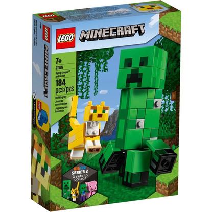 Imagen de PAQ. C/2 - LEGO - 21156 MINECRAFT BIGFIG CREEPER AND OCELOT, LEGO 184 PZAS