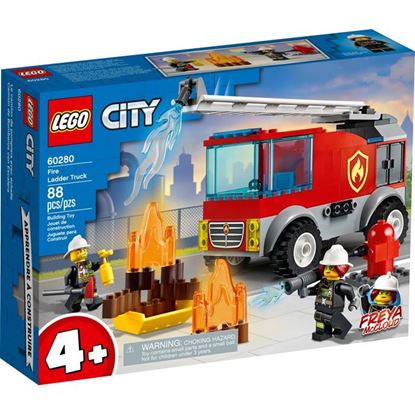 Imagen de LEGO - 60280 CITY CAMION DE BOMBEROS CON ESCALERA 88 PZAS.