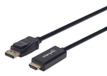 Imagen de MANHATTAN - CABLE DISPLAYPORT - HDMI M-M 4K  1.0M