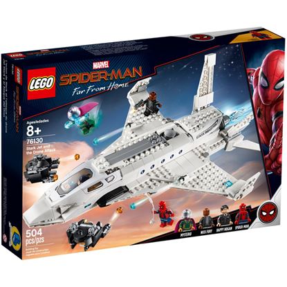 Imagen de LEGO - 76130 MARVEL SPIDERMAN JET STARK Y EL ATAQUE DEL DRON 504 PZAS.