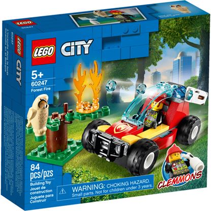 Imagen de PAQ. C/2 - LEGO - 60247 CITY INCENDIO EN EL BOSQUE 84 PZAS.