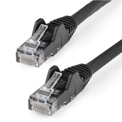 Imagen de PAQ. C/2 - STARTECH - CABLE ETHERNET CAT 6 DE 50CM LSZH PATCH UTP SIN ENGANCHES NEGRO