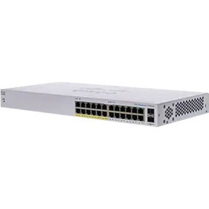 Imagen de CISCO - CBS110 UNMANAGED 24PORT GE PARTIAL POE 2X1G SFP SHARED