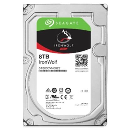 Imagen de SEAGATE - DISCO DURO INTERNO 3.5IN 8TB SATA 7200RPM 256MB 3YR IRONWOLF NAS