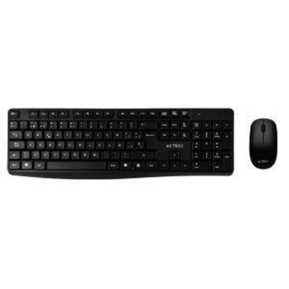 Imagen de OTROS - KIT 2 EN 1 TECLADO Y MOUSE INAL AMBRICO 2.4GHZ USB KT25 NEGRO