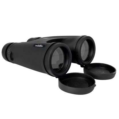 Imagen de WALLIS - BINOCULAR COMPACTO TIPO TEJADO, 10 X 42 MM, WATER PROOF, REVESTIMIENTO GREEN MULTICAPA, CON ACCS., NEGRO